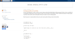 Desktop Screenshot of diseindia.blogspot.com