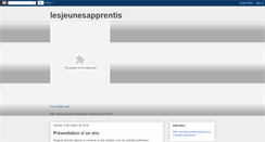 Desktop Screenshot of lesjeunesapprentis.blogspot.com