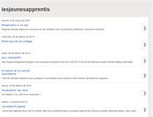 Tablet Screenshot of lesjeunesapprentis.blogspot.com