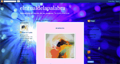 Desktop Screenshot of elritualdelapalabra.blogspot.com