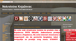 Desktop Screenshot of nekretnineknjazevac.blogspot.com