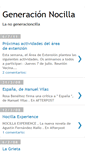 Mobile Screenshot of generacionnocilla.blogspot.com