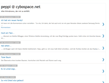 Tablet Screenshot of cybospace.blogspot.com