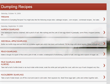 Tablet Screenshot of dumplingrecipes.blogspot.com