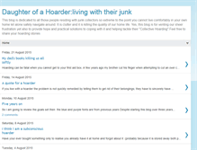 Tablet Screenshot of daughterofhoarder.blogspot.com