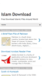 Mobile Screenshot of islamdownload.blogspot.com
