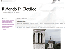 Tablet Screenshot of ilmondodiclotilde.blogspot.com