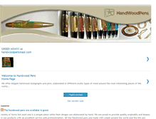 Tablet Screenshot of handwoodpens.blogspot.com