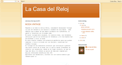 Desktop Screenshot of lacasadelreloj1.blogspot.com