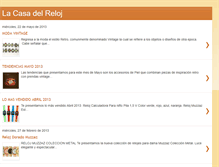 Tablet Screenshot of lacasadelreloj1.blogspot.com