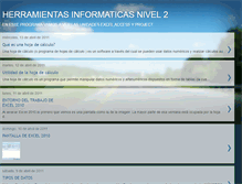 Tablet Screenshot of herramientasinformaticasnivel1.blogspot.com