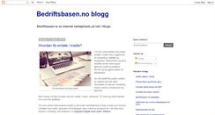 Desktop Screenshot of bedriftsbasen.blogspot.com