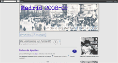 Desktop Screenshot of madrid2008-09.blogspot.com