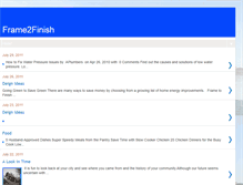 Tablet Screenshot of frametofinish.blogspot.com