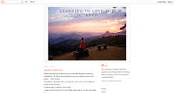 Desktop Screenshot of learntolovethejourney.blogspot.com