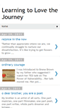 Mobile Screenshot of learntolovethejourney.blogspot.com