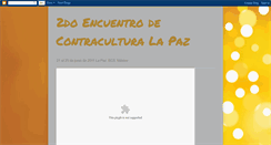 Desktop Screenshot of contraculturalapaz2.blogspot.com