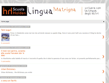 Tablet Screenshot of linguamatrigna.blogspot.com