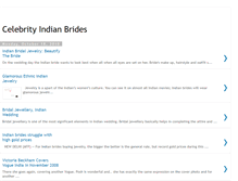 Tablet Screenshot of celebrityindianbrides.blogspot.com