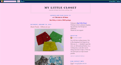 Desktop Screenshot of myltcloset.blogspot.com