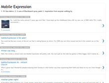 Tablet Screenshot of mobileexpression.blogspot.com