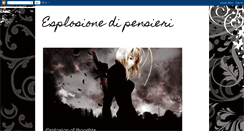 Desktop Screenshot of esplosionedipensieri.blogspot.com