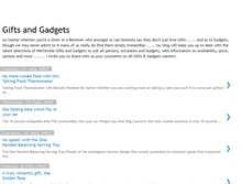 Tablet Screenshot of giftsgadgets.blogspot.com