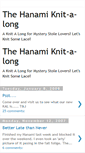 Mobile Screenshot of hanamiknitalong.blogspot.com