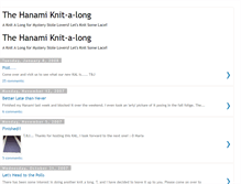Tablet Screenshot of hanamiknitalong.blogspot.com