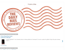 Tablet Screenshot of daily-nail-reviews.blogspot.com