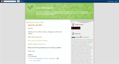 Desktop Screenshot of lccispecialist.blogspot.com
