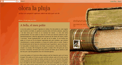 Desktop Screenshot of oloralapluja.blogspot.com