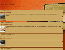 Tablet Screenshot of oloralapluja.blogspot.com