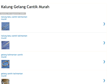 Tablet Screenshot of kalung-gelang-cantik-murah.blogspot.com