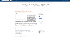 Desktop Screenshot of childrensmusicclass.blogspot.com