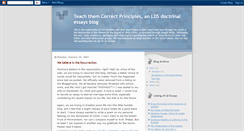 Desktop Screenshot of correctprinciples.blogspot.com