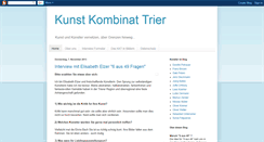 Desktop Screenshot of kunst-kombinat-trier.blogspot.com