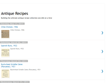 Tablet Screenshot of antiquerecipes.blogspot.com