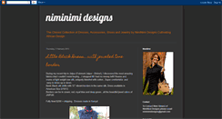 Desktop Screenshot of niminimidesigns.blogspot.com