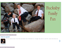 Tablet Screenshot of huckabyfamily.blogspot.com