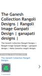 Mobile Screenshot of ganpatirangolidesigns.blogspot.com