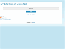 Tablet Screenshot of limegreenmoviegirl.blogspot.com