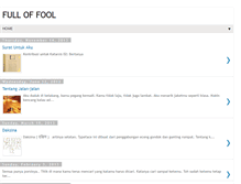 Tablet Screenshot of fullofool.blogspot.com