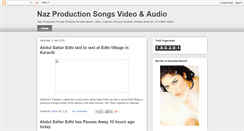 Desktop Screenshot of nazproduction.blogspot.com