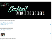 Tablet Screenshot of cocktailtelevision.blogspot.com