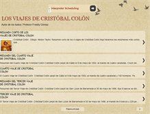 Tablet Screenshot of losviajesdecristobalcolon.blogspot.com