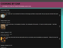 Tablet Screenshot of earcooking.blogspot.com