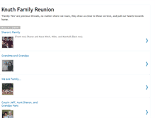 Tablet Screenshot of knuthfamilyreunion.blogspot.com
