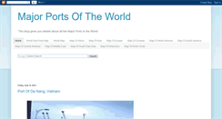 Desktop Screenshot of majorportsoftheworld.blogspot.com