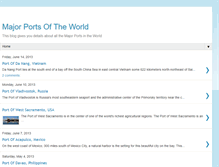 Tablet Screenshot of majorportsoftheworld.blogspot.com